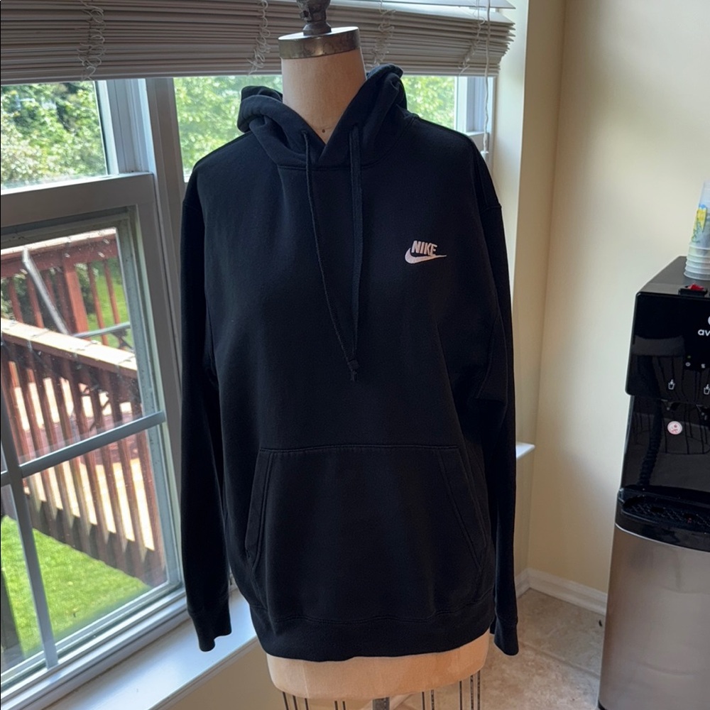Nike Black Hooded Sweatshirt